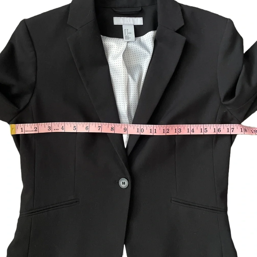 H&M Black Fitted Blazer - Picture 5 of 9